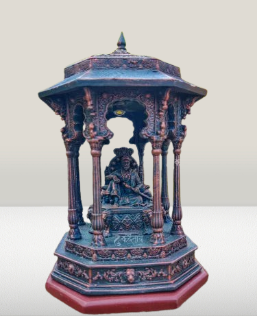 Shivaji Maharaj Meghdambari Sculpture (Antique finish)