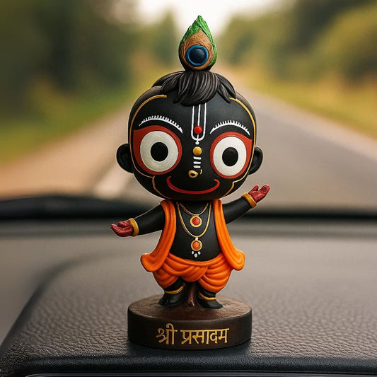 Dancing Jagannath Idol Statue For Home, Car Dashboard, Gifting & Decor