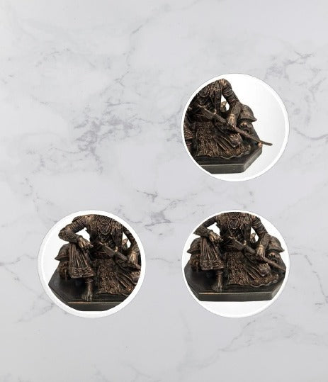 3-Inch Chhatrapati Shivaji Maharaj Seated Statue | Maharaj Baithak Idol