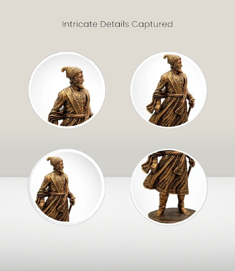 Chhatrapati Shivaji Maharaj Standing 7 inch
