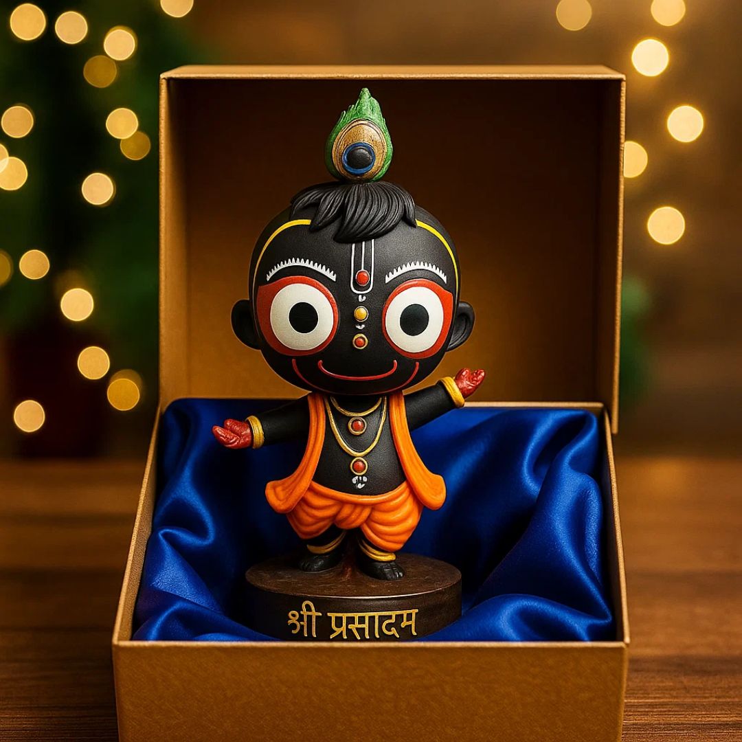 Dancing Jagannath Idol Statue For Home, Car Dashboard, Gifting & Decor
