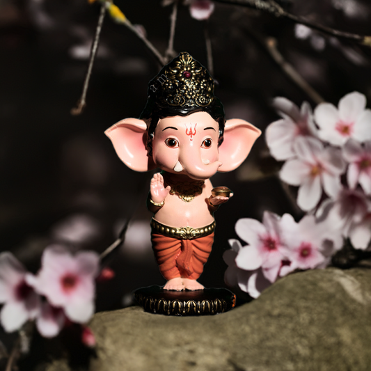 Bal Ganesha Idol| Lord Ganesha Balroop Idol| Ganpati Bappa Idol for Spiritual Decor