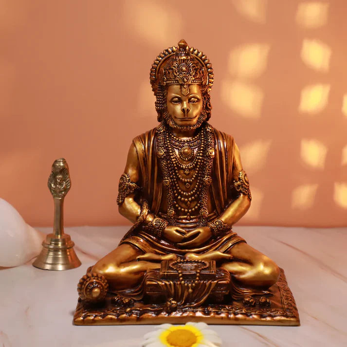 Meditating Lord Hanuman Idol | Bajrang Bali Murti | Hanuman Ji in Meditation Posture
