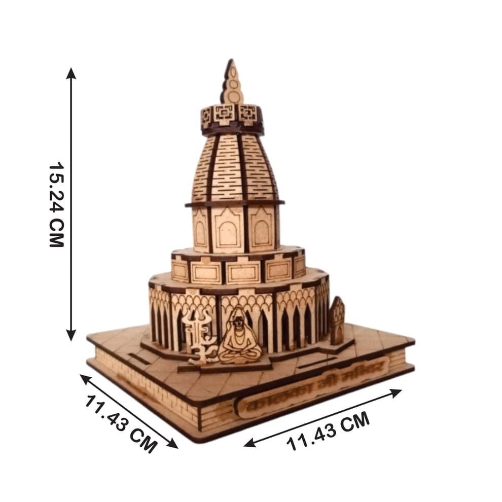 3D Kalka Ji Temple – A Divine Replica of the Sacred Shakti Peeth | Maa Kali temple wooden model