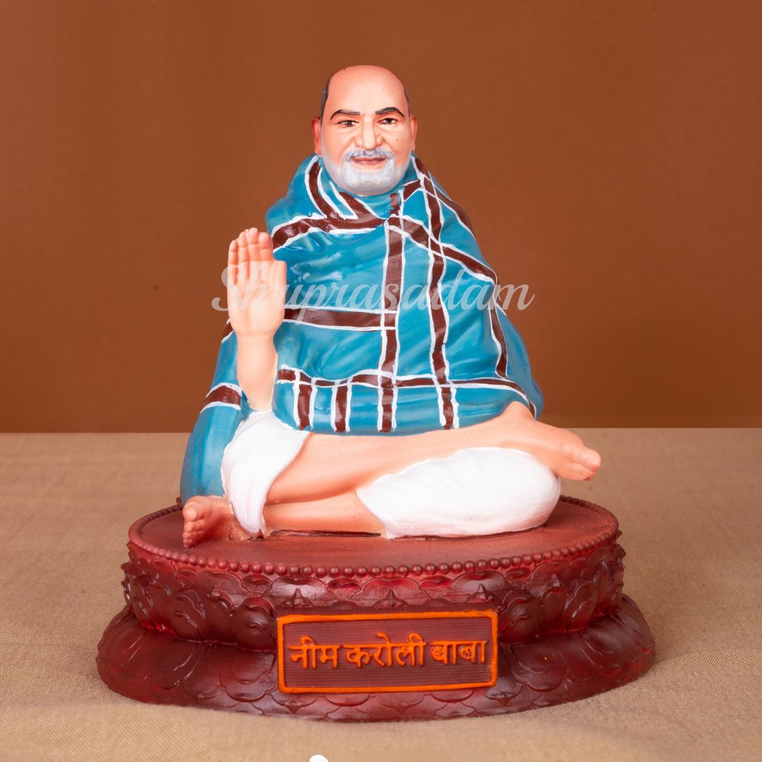 Neem Karoli Baba Idol Statue For Home Car Dashboard , Gifting And Decor