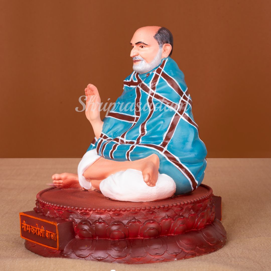 Neem Karoli Baba Idol Statue For Home Car Dashboard , Gifting And Decor