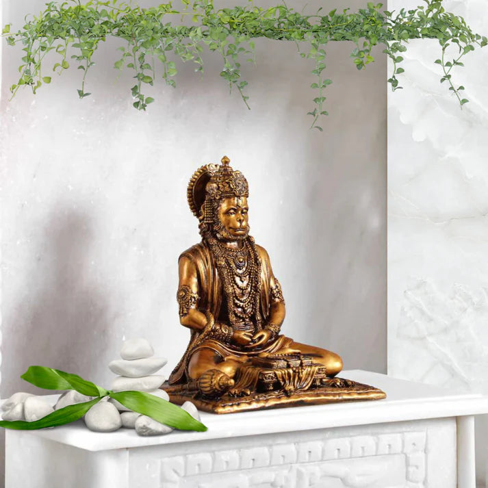 Meditating Lord Hanuman Idol | Bajrang Bali Murti | Hanuman Ji in Meditation Posture
