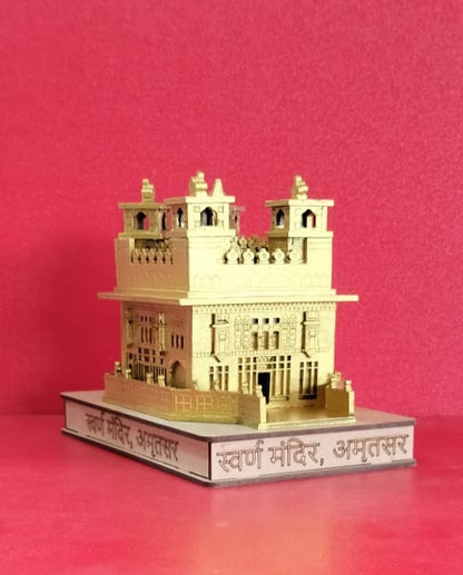 Small 3D Golden Temple Amritsar Miniature Model | Divine Décor Sri Harmandir Sahib Replica | Sacred Sikh Souvenir