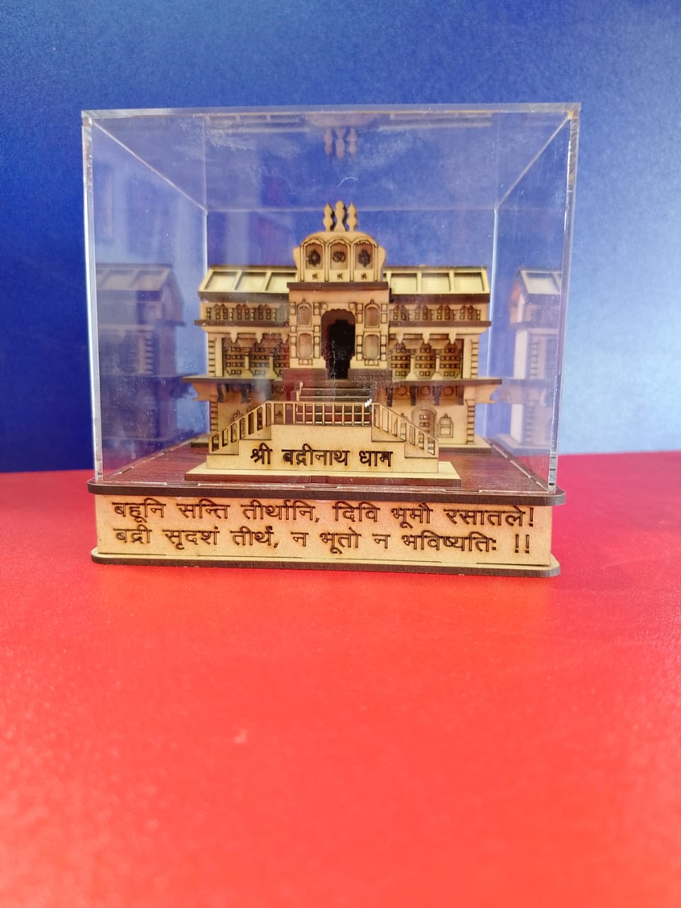 Shri Badrinath Medium Acrylic Model | | Badrinath Dham 3D Acrylic Model | Medium Badrinath Temple Model