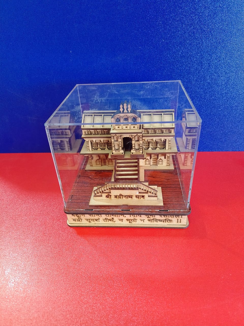 Shri Badrinath Medium Acrylic Model | | Badrinath Dham 3D Acrylic Model | Medium Badrinath Temple Model