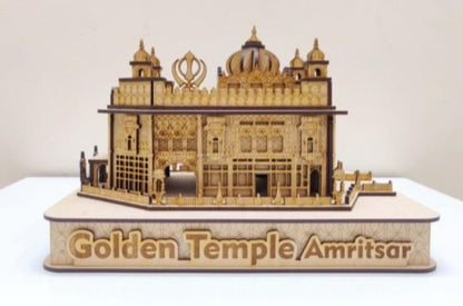 3D Golden Temple Amritsar Model | Exquisite Wooden Replica | Sacred Sikh Décor