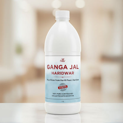 Haridwar Ganga Jal | 100% Pure & Untouched Holy Water from Har Ki Pauri | Sacred Ganga Water for Puja, Abhishek & Rituals