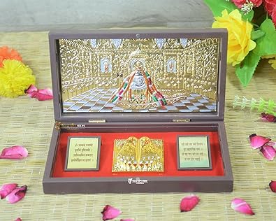 24K Gold Plated Somnath Jyotirlinga Pocket Temple