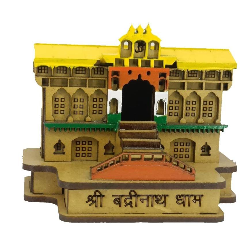 Mini Badrinath Dham Color Model | Compact & Divine Temple Replica | Mini Badrinath Dham Color Model