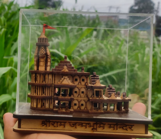 Acrylic Mini Ram Mandir 3D Model