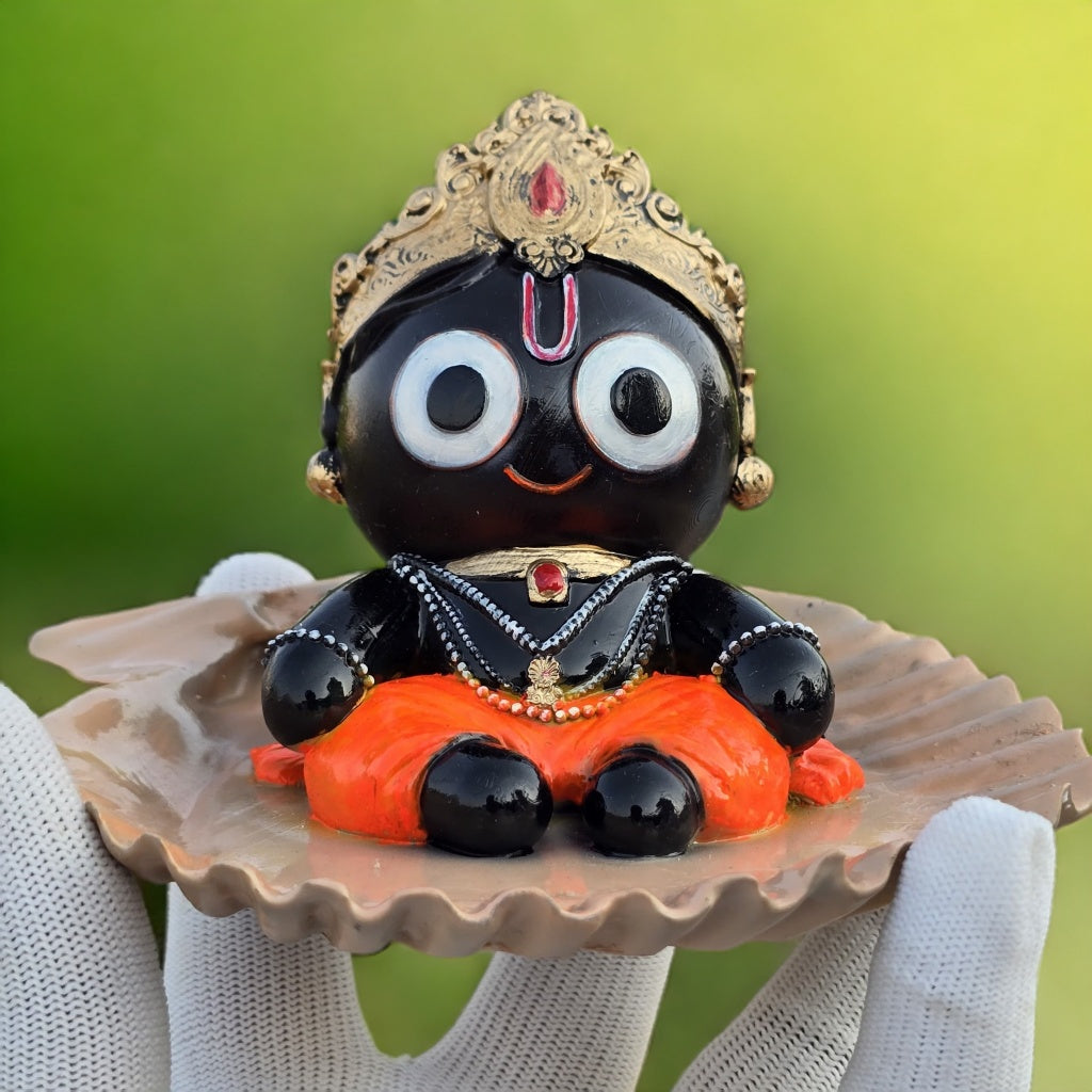 Bal Jagannath Murti on Shankh Base | Bal Jagannath Murti