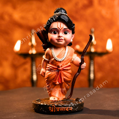 Bal Ram Idol for Car Dashboard | Beautiful Ram Murti for Pooja Room, and Spiritual Gifting