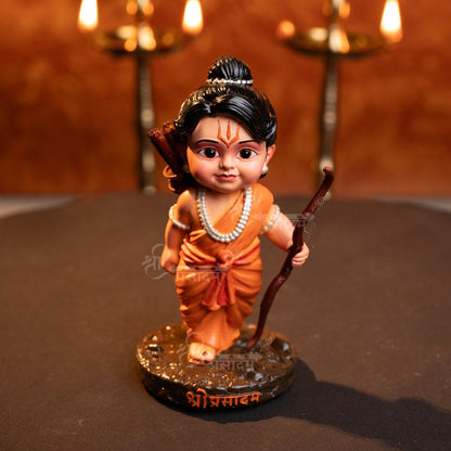 Bal Ram Idol for Car Dashboard | Beautiful Ram Murti for Pooja Room, and Spiritual Gifting