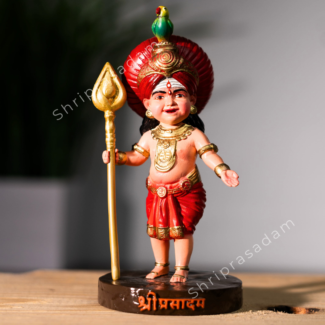 Bal Kartikeya Idol | Lord Kartikeya Balroop Murti | Showpiece Kartikeya Murugan Idol