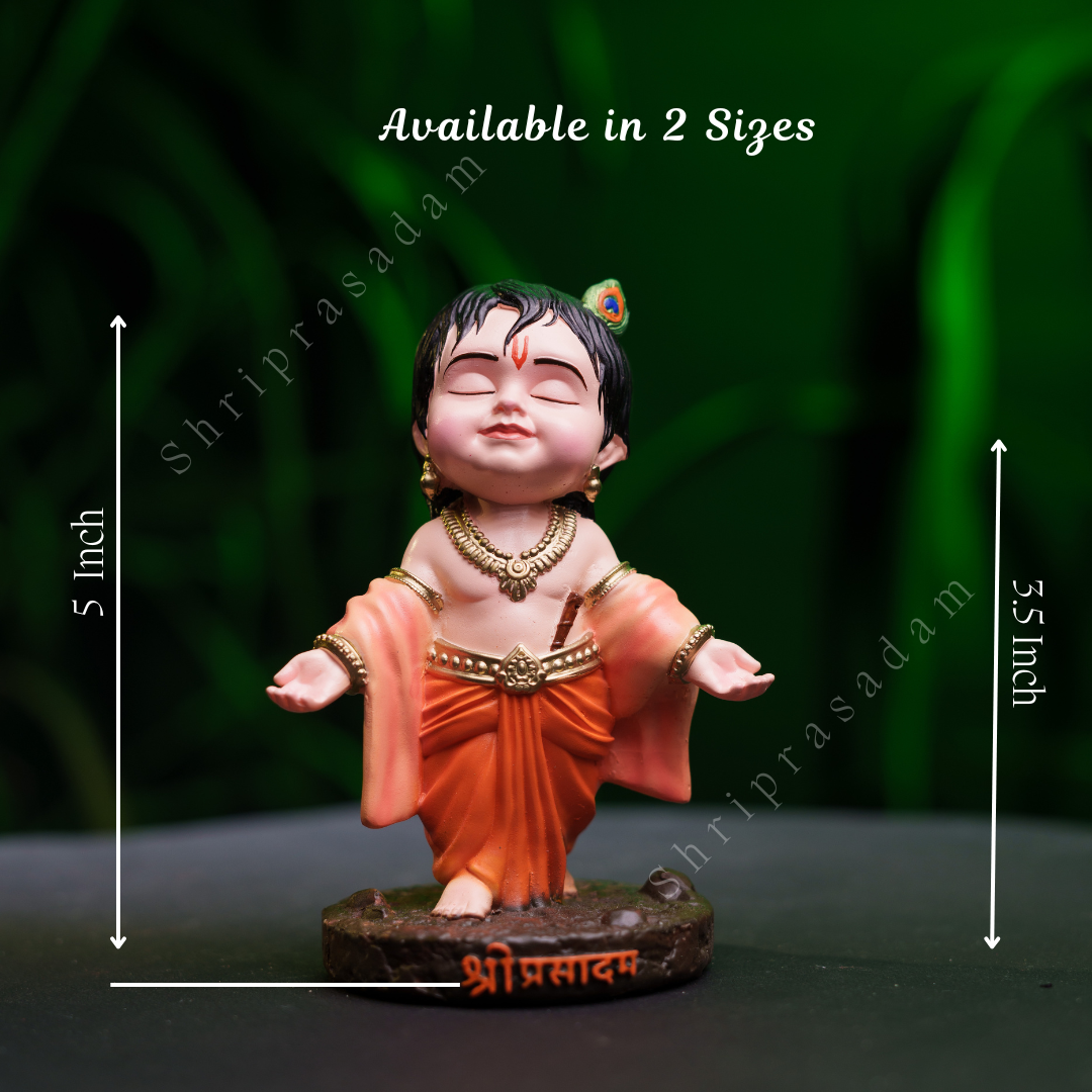 Lord Krishna Murti | Decorative Krishna Murti | Krishna Idol for Car Dashboard