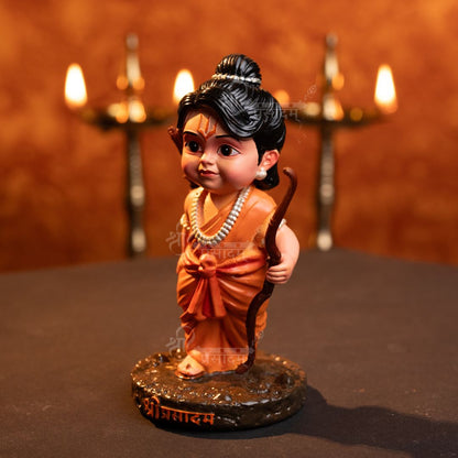 Bal Ram Idol for Car Dashboard | Beautiful Ram Murti for Pooja Room, and Spiritual Gifting