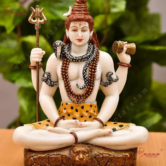 Handicraft Lord Shiva Sitting Idol | Mahadev Statue Online | Shiv Ji Murti