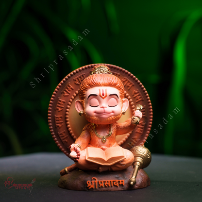 Meditating Bal Hanuman Idol | Bal Hanuman Murti | Idol for Car Dashboard