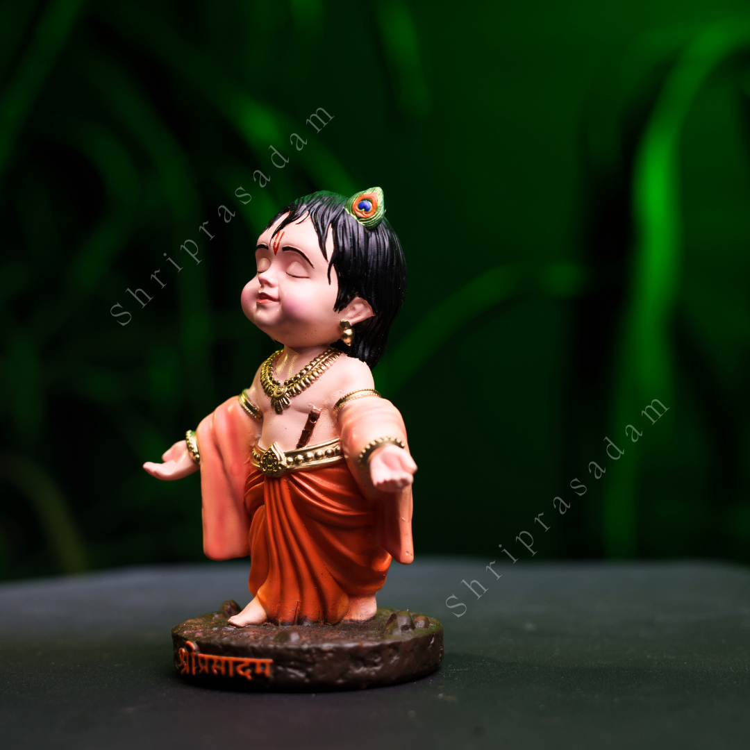 Lord Krishna Murti | Decorative Krishna Murti | Krishna Idol for Car Dashboard