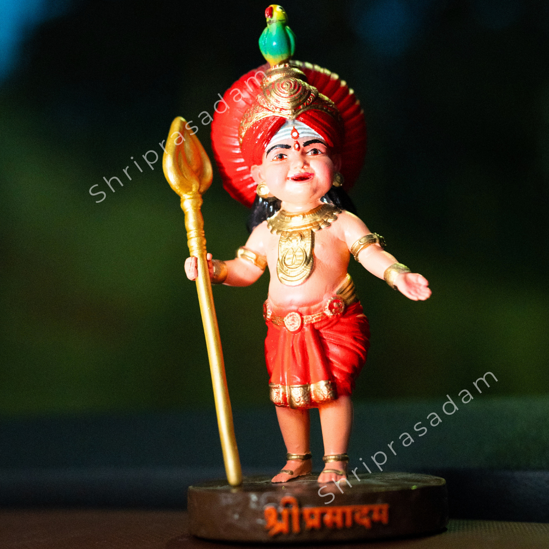 Bal Kartikeya Idol | Lord Kartikeya Balroop Murti | Showpiece Kartikeya Murugan Idol