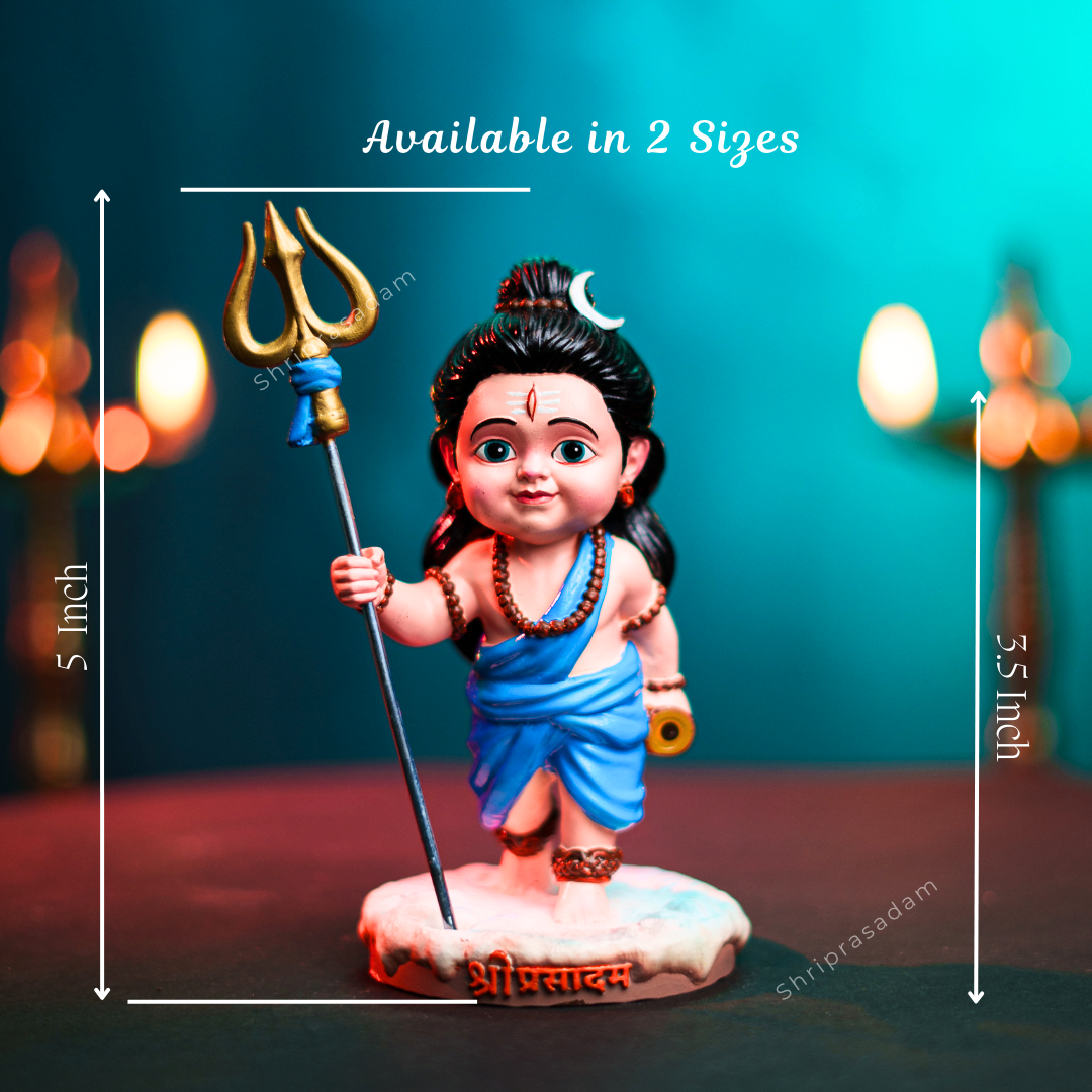 Lord Shiva Idol |Shiva Balroop Murti | Lord Shiva Murti for Mandir & Decor