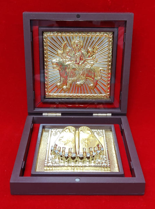 Divine Maa Durga Pocket Temple (Gold Platted) | Nav Durga Pocket Temple