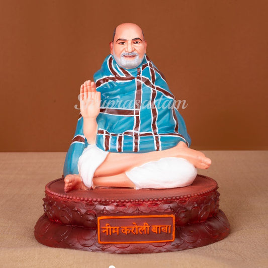 Neem Karoli Baba Idol Statue For Home Car Dashboard , Gifting And Decor