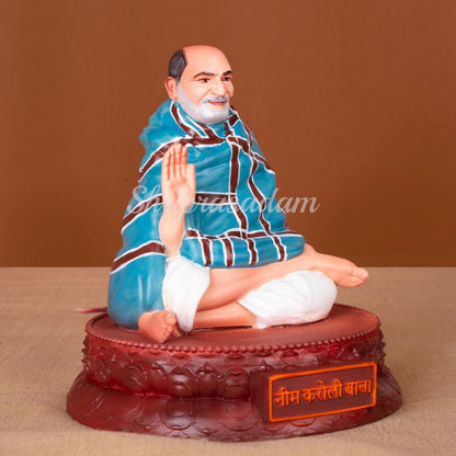 Neem Karoli Baba Idol Statue For Home Car Dashboard , Gifting And Decor