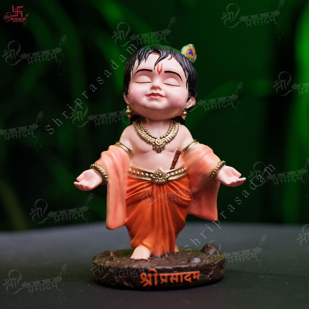 Lord Krishna Murti | Decorative Krishna Murti | Krishna Idol for Car Dashboard