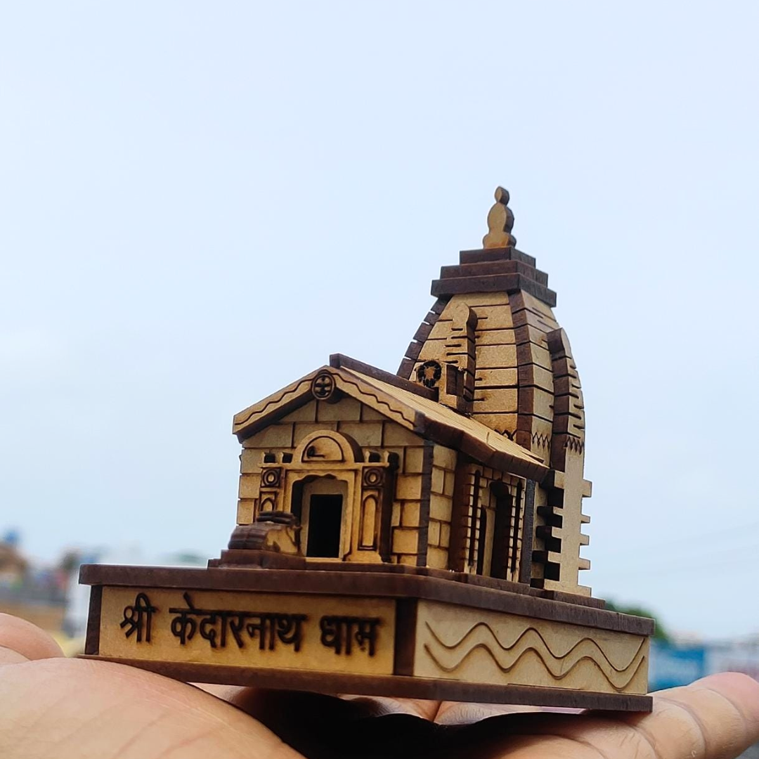 Shri Kedar Base 3D Beautiful Wooden Model | Kedarnath 3D Wooden Model | Kedarnath Dham Model