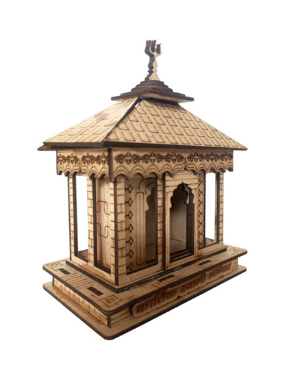 3D Kartik Swami Mandir – A Divine Wooden Masterpiece for Your Sacred Space | Kartik Swami Mandir replica