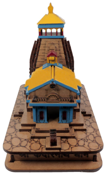 Shri Kedar Small Color Model | Mini Kedarnath Temple Showpiece | 3D Colored Kedarnath Mandir Model