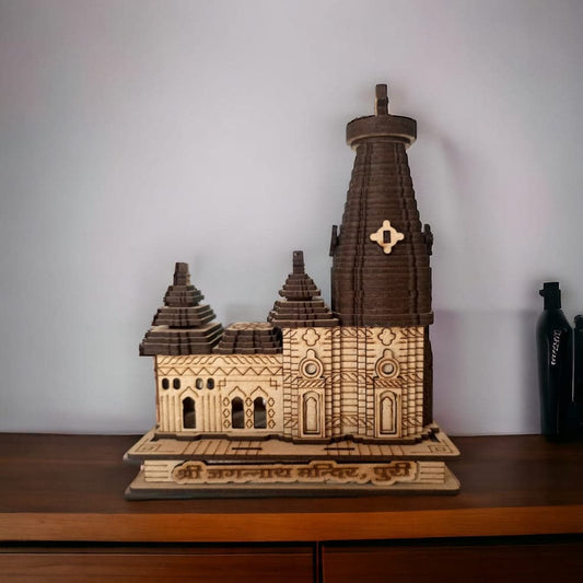 Shree Jagannath Mandir, Puri – 3D Wooden Temple | Divine Home Decor & Spiritual Gift