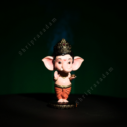 Bal Ganesha Idol| Lord Ganesha Balroop Idol| Ganpati Bappa Idol for Spiritual Decor