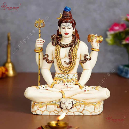 Lord Shiva Meditating Murti | Shiv Ji Idol for Pooja, Home Decor & Gifting